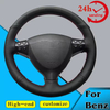 Custom Car Steering Wheel Braid Cover 100% Fit For Mercedes Benz A-Class W169 2004-2007 2008-2012 Auto Interior Accessories