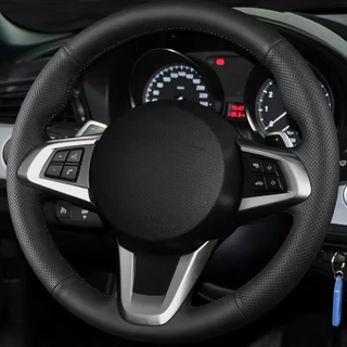 Custom Car Steering Wheel Braid Cover Genuine Leather 100% Fit For BMW Z4 E89 2009-2014 Auto Interior Accessories Steering Wrap