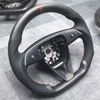 Custom Matte Carbon Tesla Plaid Steering Wheel for Model 3 Model Y Model S X