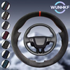 Custom Car Steering Wheel Braid Cover Anti slip 100% Fit For Toyota Alphard IV 2023 2024 2025 Car Products Steering Wrap