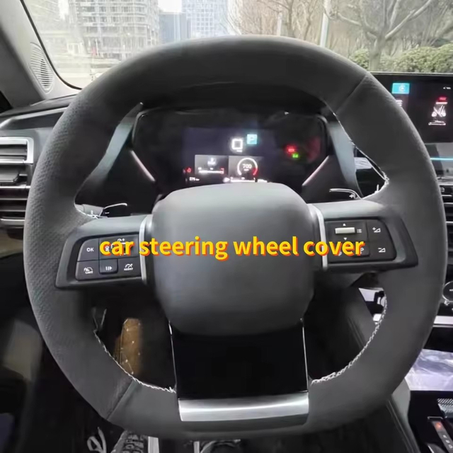 Custom Car Steering Wheel Cover Anti Slip And Comfortable 100% Fit For Citroen C5 X C5X 2021 2022 Car Products Steering Wrap