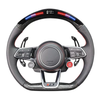 Audi Q3 Q5 Q7 Custom Carbon Fiber Steering Wheel with LED Shift Lights Audi Custom Real Carbon Fiber A4 B9 Steering Wheel