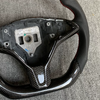 Tesla Custom Real Carbon Fiber and Nappa Leather Steering Wheel for Model 3 Y Ergonomic Customization