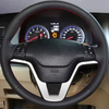 Custom Car Steering Wheel Braid Cover Comfortable 100% Fit For Honda CRV CR-V 2007 2008 2009 2010 2011 Auto Interior Accessories