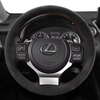 Custom Car Steering Wheel Braid Cover Suede Leather 100% Fit For Lexus NX300 NX300H IS350 2015-2021 Auto Interior Accessories