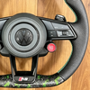 VW Steering Wheel Forged Carbon Fiber Steering Wheel Color Customization Suitable for VW Golf 8 Pro GTI MK7 MK8