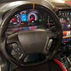True Carbon Fiber Steering Wheel for Chevrolet Captiva with Left And Right Thumb Grip Patches