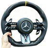 Mercedes Aftermarket Forged Carbon C63 AMG Steering Wheel 12 O'Clock Ring Mercedes W204 W205 W206 Steering Wheel