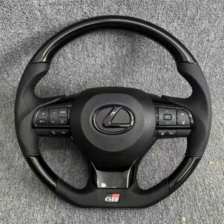 Customized Round Leather Steering Wheel for Lexus RX350 GS350 GS300