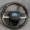 Customized Wood Grain Circular Car Steering Wheel for Lexus 570 GS350 ES350 RX350