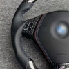 BMW Custom Real Carbon Fiber Steering Wheel For E90 E91 E92 Flat Bottom BMW Steering Wheel
