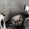 Custom Carbon Fiber Steering Wheel for Tesla White Nappa Leather Ergonomic YOKE Steering Wheel Compatible with Model Y 3 X S