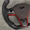 Tesla Yoke Steering Wheel Tesla Custom Real Carbon Fiber Model 3 Model Y Model S X Steering Wheel