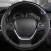 Custom Car Steering Wheel Cover 100% Fit For BMW X3 F25 2010-2017 X4 F26 2014-2018 Carbon Fiber Genuine Leather Steering Wrap
