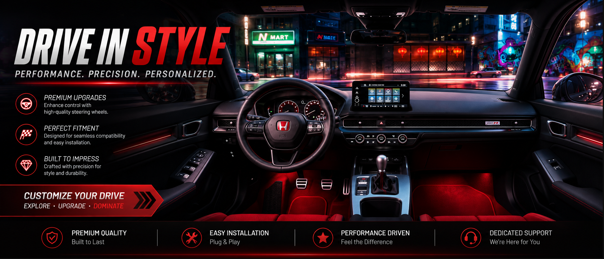 Mercedes-Benz G63 custom carbon fiber steering wheel with OEM fitment, plug-and-play installation, HOD support and heated steering wheel retention.