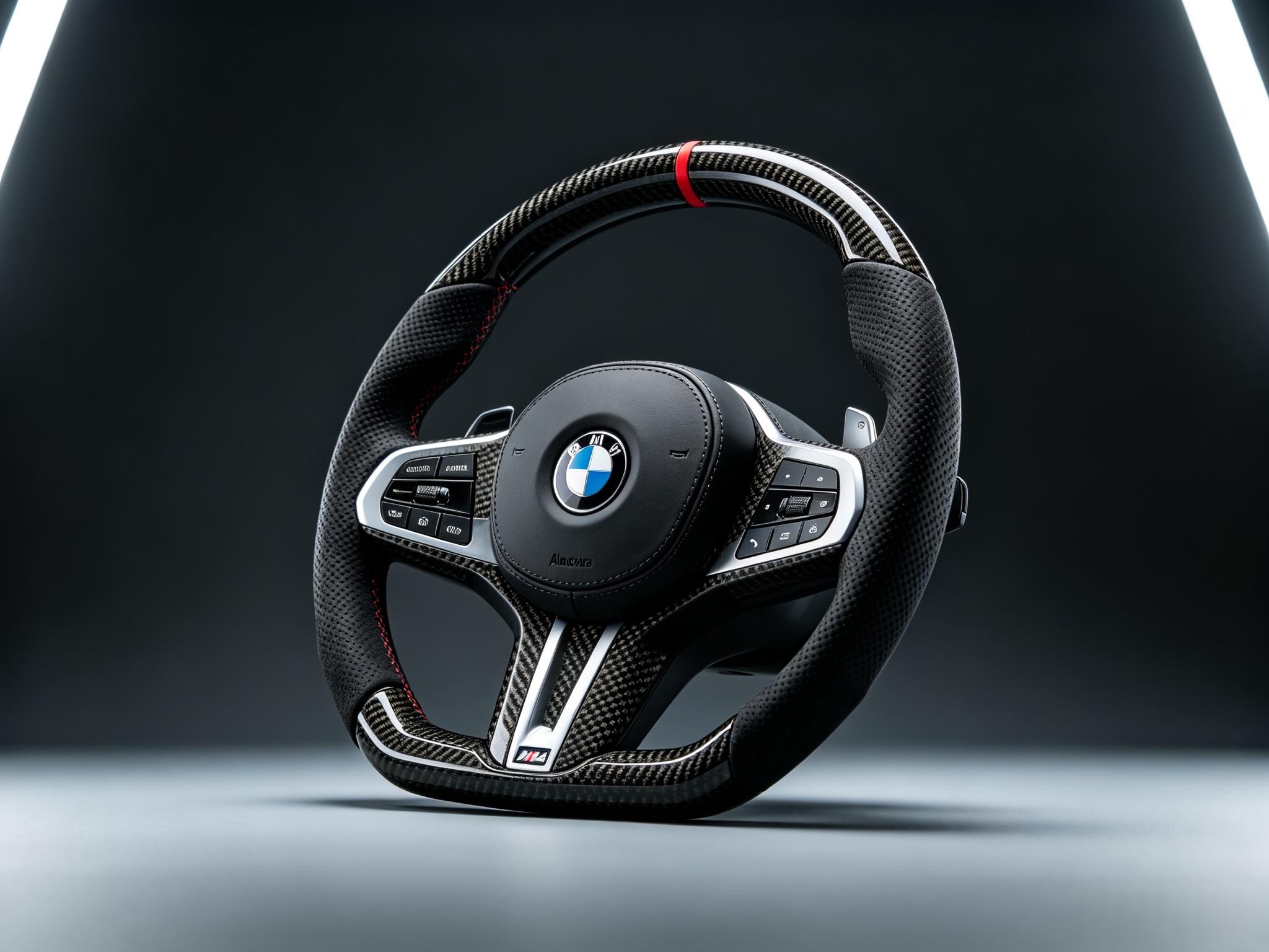 BMW G80 dry carbon steering wheel with flat bottom design.jpg