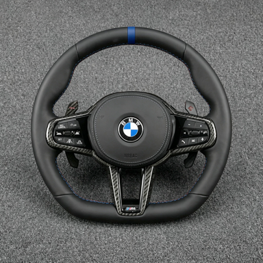 BMW Nappa Leather Modified Steering Wheel 4 Series M4 G22 G23 G26 G82 G83 (2019-025)-YINGGEN