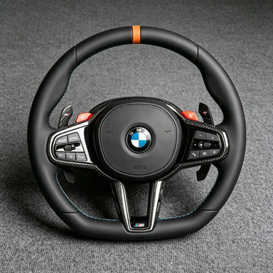 Custom BMW Nappa Genuine Leather Steering Wheel 2 Series Coupe M2 G42 G87 2019 - 2025 - YGENE