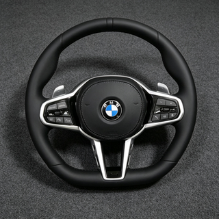 Custom BMW Nappa Genuine Leather Steering Wheel 5 Series M5 G30 G31 G38 G32 2019 - 2025 - YINGGENE