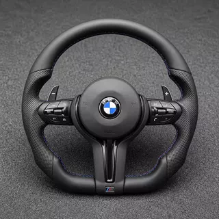 For BMW 2 Series M2 F22 F23 F44 F45 M2 F87 2016–2019 Custom Made Nappa Leather Steering Wheel-YINGGENE