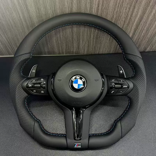 Genuine leather steering wheel suitable for BMW F30, E90, F20, F10 M3 3 Series X1 X2 X X4 X5 X6 X7