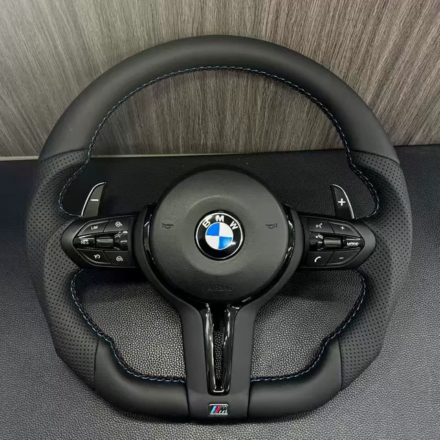 Genuine leather steering wheel suitable for BMW F30, E90, F20, F10 M3 3 Series X1 X2 X X4 X5 X6 X7
