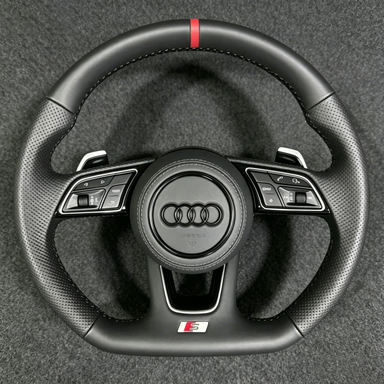 Custom Nappa Genuine Leather Steering Wheel for Audi TTS TTRS TT Coupe Roadster 1998-2026 - YINGGEN