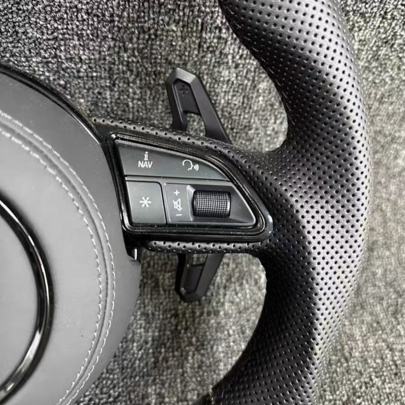 High quality Audi steering wheel, fine stitching, optional heated sport steering wheel, car interior replacement parts