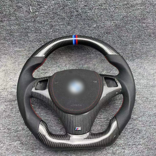 BMW M Sport M Performance Steering Wheel Gloss Carbon BMW E90 Racing Steering Wheel
