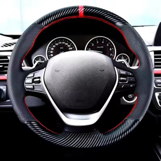 Steering Wheel Cover Carbon Fiber For BMW F25 X3 X4 F20 3 Series F30 F31 F34 4 Series F32 F33 F36 2 Series F45 F46 Accessories