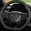 Custom Car Steering Wheel Braid Cover 100% Fit For Chevrolet Trailblazer Seeker Microfiber Leather DIY Car Interior Accessories