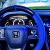 Custom Car Steering Wheel Braid Cover Soft 100% Fit For Honda Civic 10 2016-2021 CR-V CRV 2017-2021 Car Products Steering Wrap