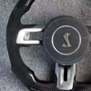 Gloss Carbon Ford Mondeo Racing Steering Wheel Alcantara Contrast Genuine Leather Ford Steering Wheel