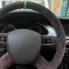Custom Car Steering Wheel Braid Cover 100% Fit For Audi Old A4 B7 B8 A6 C6 2004-2011 Q5 2008-2012 Car Products Steering Wrap