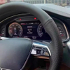 Custom Car Steering Wheel Braid Cover 100% Fit For Audi A6 A7 A8 A1 A3 A4 A5 B9 B8 R8 TT Q3 Q5 Q7 Q8 Car Products Steering Wrap