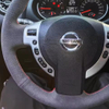 Custom Car Steering Wheel Braid Cover Soft 100% Fit For Nissan QASHQAI X-Trail NV200 Rogue 2008-2011 Car Products Steering Wrap