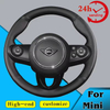 Custom Microfiber LeatherCar Steering Wheel Braid Cover For Mini (Hatchback/Mini) JCW Clubman JCW Convertible JCW Countryman JCW