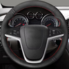 Custom Car Steering Wheel Braid Cover 100% Fit For Opel Astra J Mokka X Zafira C Insignia A CT Ampera I Cascada Steering Wrap