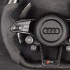 亮碳纤维拼接Alcantara方向盘适用于奥迪车型方向盘A5 A6L A7 TT Q5 S4 S5 RS5 RS6 RS7