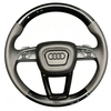 Audi Matte Carbon Fiber Steering Wheel Suitable for A3/Q3/S3/A4/A4L/A5/Q5/A6/A6L/A7/Redicated Fit for Audi