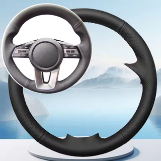 For Kia K5 Optima 2018 2019 Customized DIY NonSlip High Temperature Resistance Leather Car Steering Wheel Cover Car Accessories