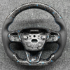D-type Forged Carbon Fiber Leather Steering Wheel Ford Focus with Button Frame