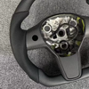 Matte Carbon Tesla Plaid Steering Wheel Tesla Aftermarket Forged Carbon Model Y Steering Wheel