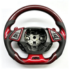 Carbon fiber exclusively for Chevrolet Corvette C7 Camaro red steering wheel modification