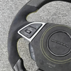  Specially for Chevrolet Corvette C7 Camaro Carbon Fiber Spliced Alcantara Steering Wheel Modification