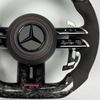 Gloss Carbon Mercedes E63 AMG Racing Steering Wheel Mercedes Aftermarket Forged Carbon C63 AMG Steering Wheel