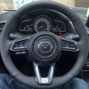Custom Car Steering Wheel Braid Cover 100% Fit For Mazda CX-3 CX3 CX-5 CX5 2017 2018 Auto Interior Accessories Steering Wrap