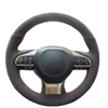 Custom Car Steering Wheel Braid Cover 100% Fit For Lexus ES200 ES250 ES300h 2015-2018 GS200 GS300h Car Products Steering Wrap