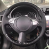 DIY Car Steering Wheel Cover Genuine Leather Carbon Fiber For Infiniti FX FX35 FX37 FX50 Nissan Juke Maxima 2009-2014 Sentra