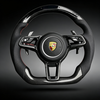 Porsche 911 Cocoa Tayneen Custom Carbon Fiber Steering Wheel with LED Shift Lights